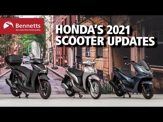 2021 Honda PCX125, SH 350i & SH Mode all updated
