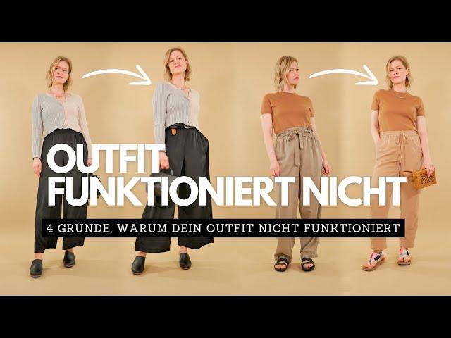 Outfit funktioniert nicht - daran kann es liegen!