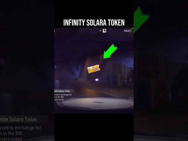 UNLIMITED INFINITY SOLARA TOKEN  free fire infinity solara token reward #ffa2bgaming