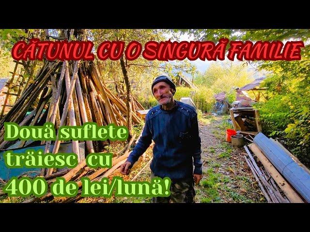 GURGUIATA, cătunul de basm ascuns în pădure. Singura familie  supraviețuiește cu 400 de lei/lună!