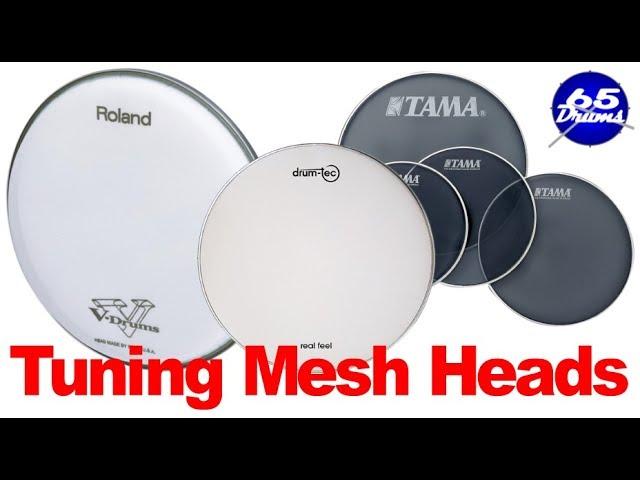 How To Tune Mesh Drumheads (edrums 101)