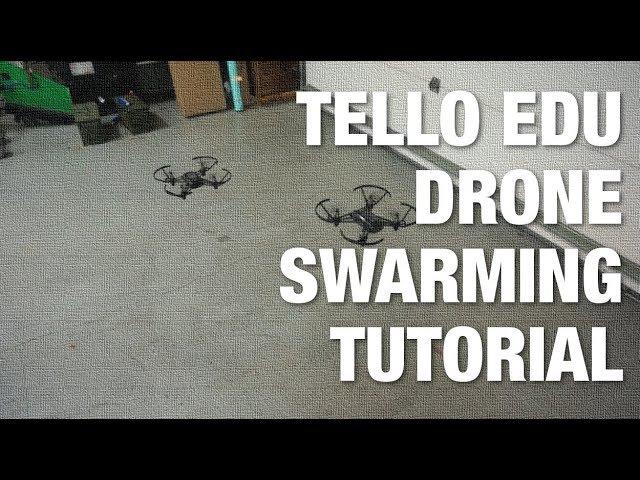 Tello EDU Drone Swarming Tutorial with Packet Sender and Python