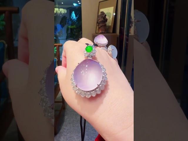 少操心，多操买冰粉紫蛋面的决心 #jewelry #天然翡翠 #翡翠 #珠宝 #翡翠吊坠 #jewellery #翡翠玉石 #珠宝 #缅甸翡翠 #翡翠直播