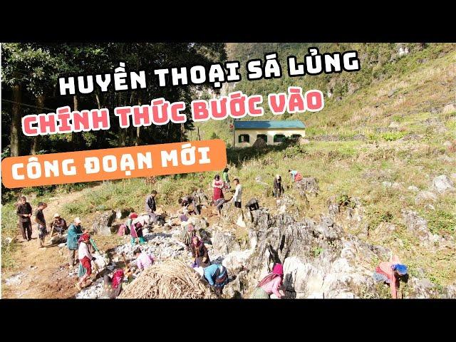 Huyền Thoại Sá Lủng Bước Vào Giai Đoạn Mới Kiếm Đá Làm Vật Liệu - Team CHAO VLOG - Chá Vùng Cao