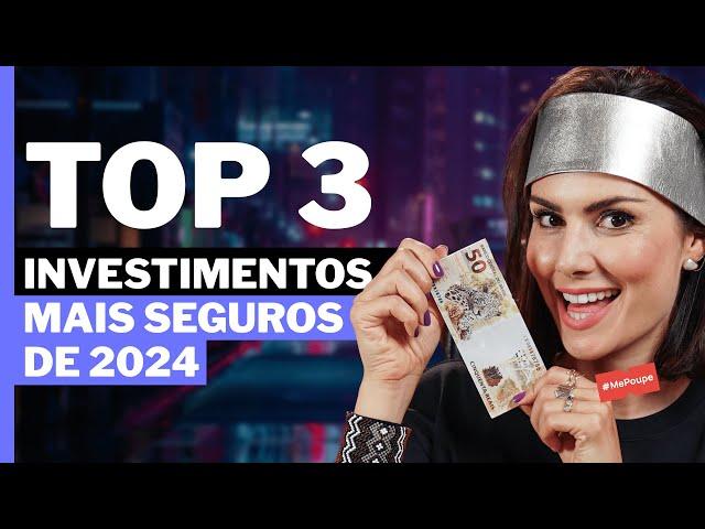 TOP 3 INVESTIMENTOS pra começar a juntar DINHEIRO EM 2024! Na prática I Me Poupe!