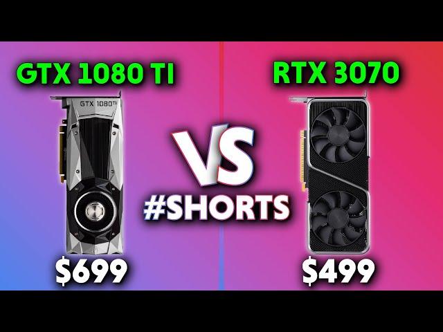 GTX 1080 Ti vs RTX 3070 | Benchmark #Shorts