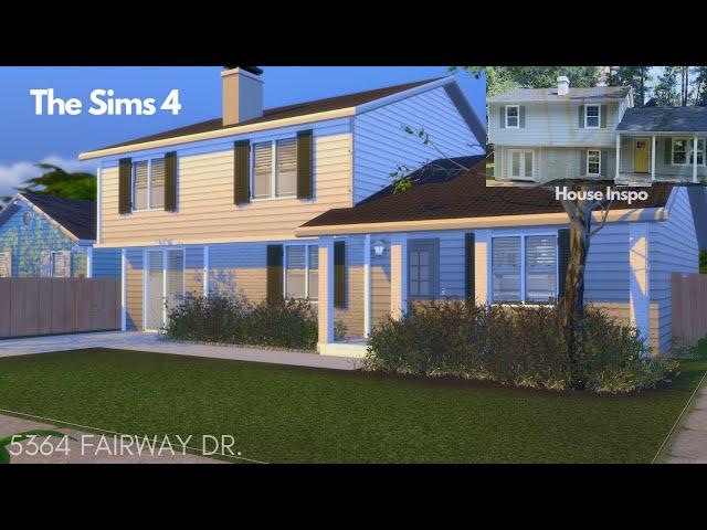 The Sims 4: Realistic Unfurnished Home | Speed Build w/ cc