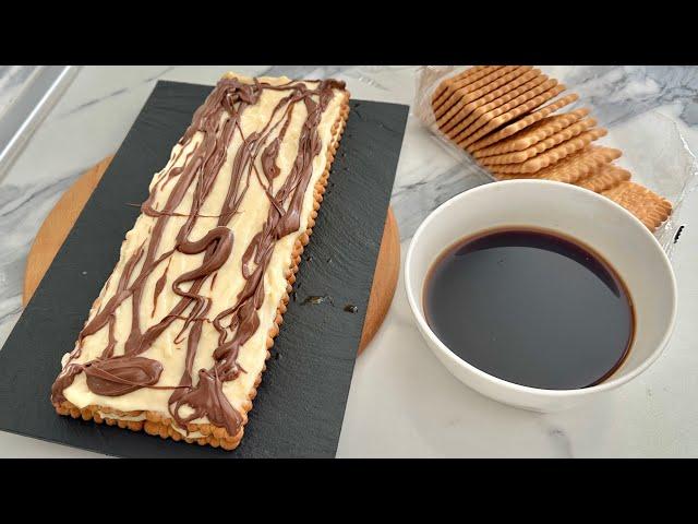 Dessert with pastry cream, coffee and nutella in 5 minutes !