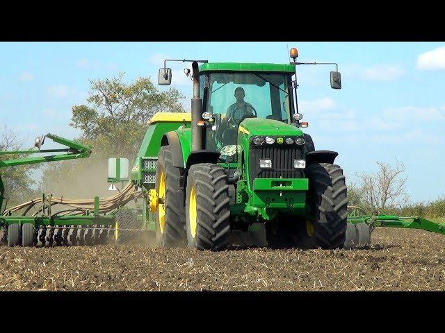 Búza vetés 2017 | John Deere 8120 + JD 740A - Nice Motorsound! Wheat Sowing 2017!