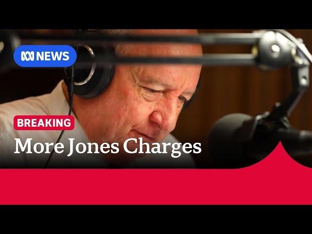 BREAKING: Police lay further charges against Alan Jones | ABC NEWS