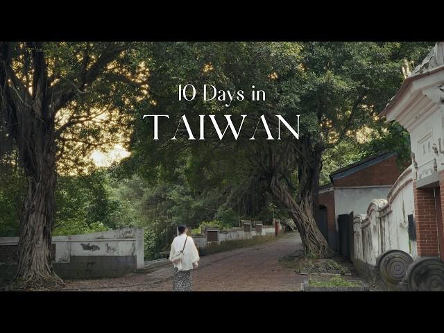 10 Days in Taiwan  Taipei, Juifen, Sun Moon Lake, Taichung | Taiwan Travel Vlog