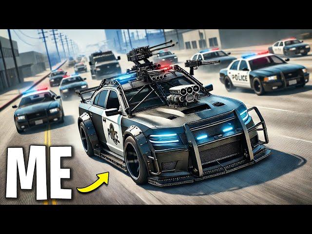 Using Cursed Cars as a Fake Cop on GTA 5 RP