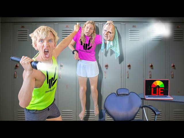 Lie Detector Reveals Grace Sharer is Undercover as Scary Old Lady!!