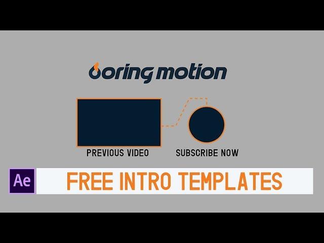 5 New End Screen Template for YouTube - Free After Effects Templates - Part 8