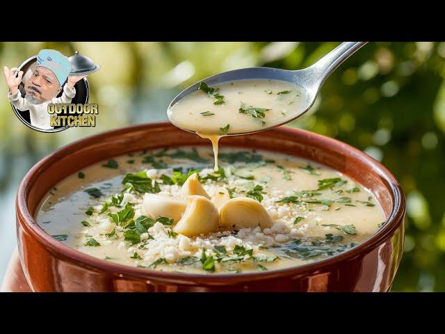 American Recipe for Garlic Soup from Gilroy