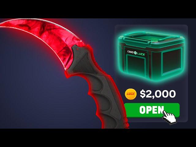 THIS $2,000 CASE PAID SO MUCH... (CSGOLUCK)