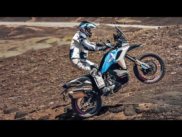 It costs 20% less than a KTM 790 Adventure, uses the same engine and comes fully equipped.