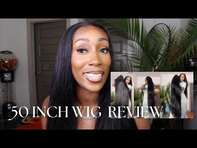 50 INCH WIG REVIEW UPDATED UNEELY HAIR ON ALIEXPRESS 13X6 LACE FRONTAL 200% DENSITY WIG