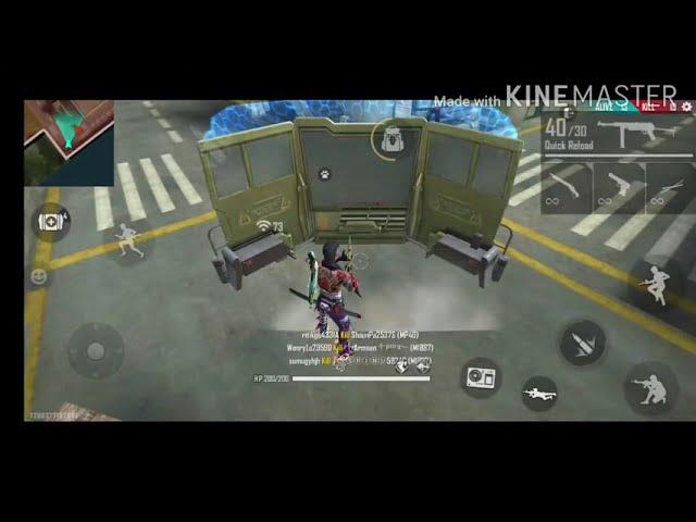 ||1st time free fire video||Game play RAS KING|training ground for free fire|gun m1887 or eagle mp40