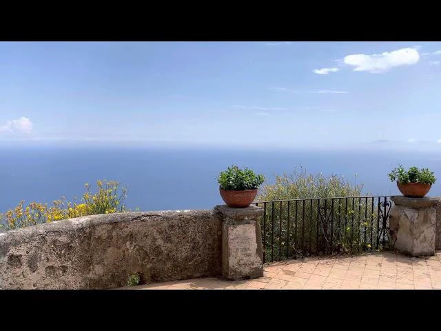 Terrazza dell’infinito, Villa Cimbrone sulla costiera amalfitana semplicemente stupenda