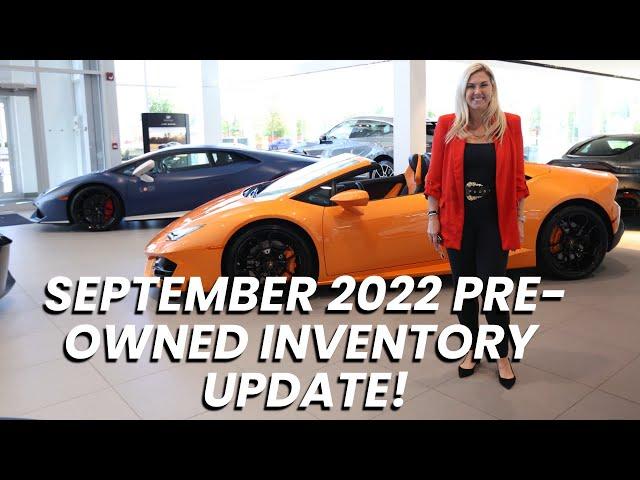 SEPT 2022 SHOWROOM UPDATE! Current Deals and Inventory at Lamborghini Uptown Toronto!