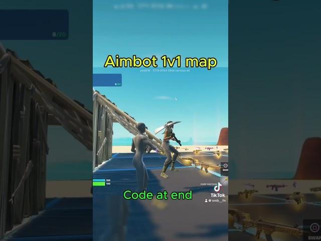 Aimbot 1v1 map #fortnite