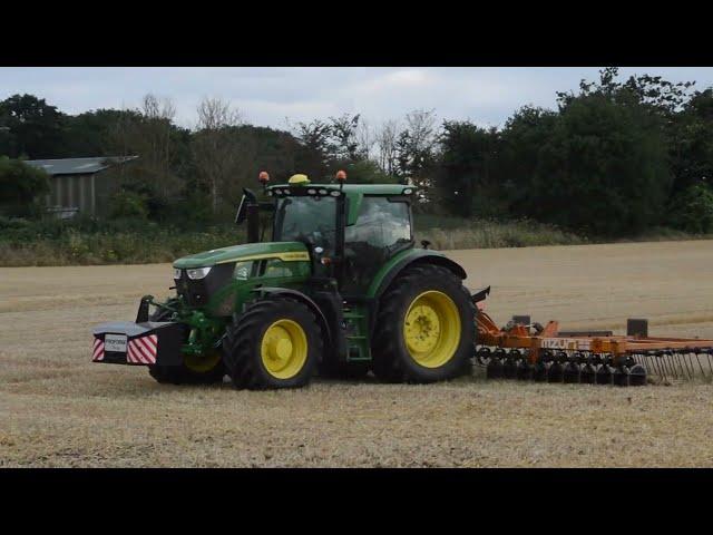 Brand New John Deere 6R185 & Mzuri Stubble Raking