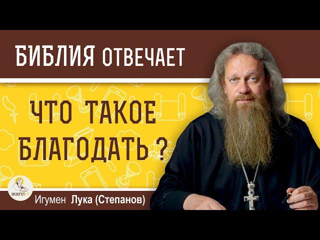 Что такое  БЛАГОДАТЬ?  Игумен Лука (Степанов)