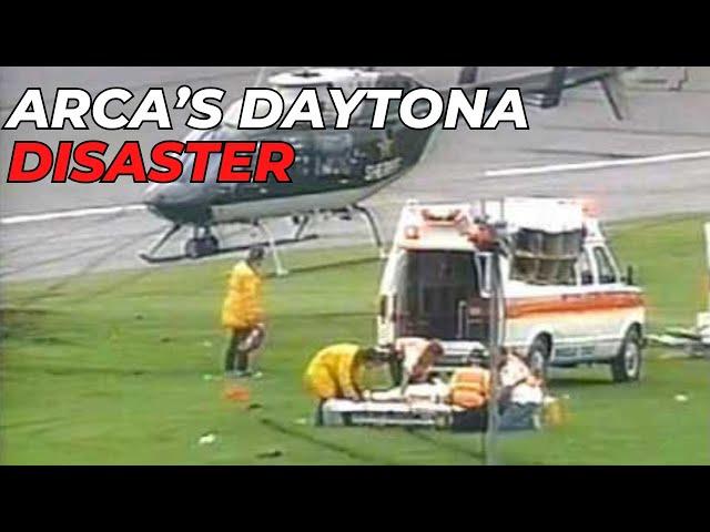 The Devastating 1990 ARCA Crash That Nearly Killed Two People