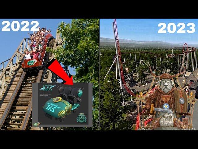 Parc Astérix 2023 NEW Coaster Details & Tonnerre de Zeus 2022 Upgrade!
