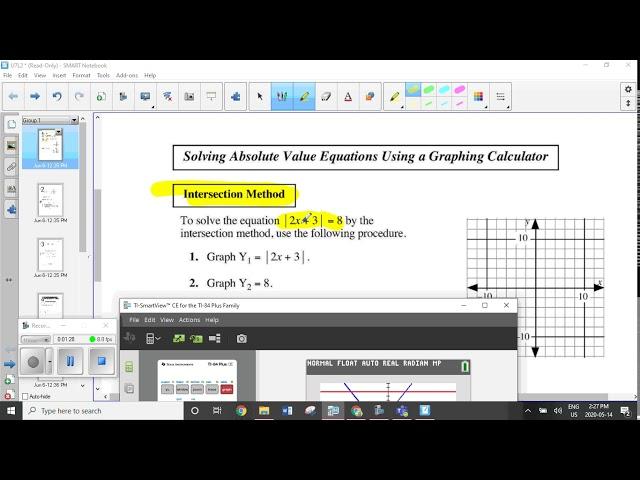 P  457 Solving Graphically   Intersection Method