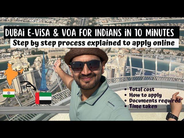 Dubai Tourist visa process for Indians explained in 10 minutes | Step by step