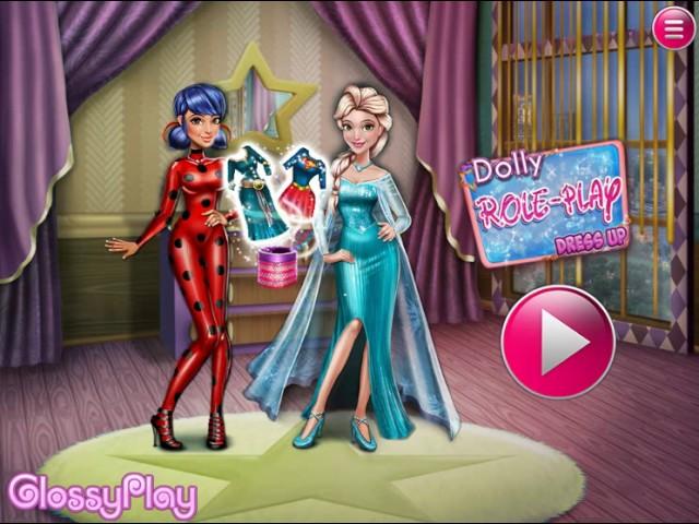 Мультик игра Одевалка косплей (Dolly Role-Play Dress up)