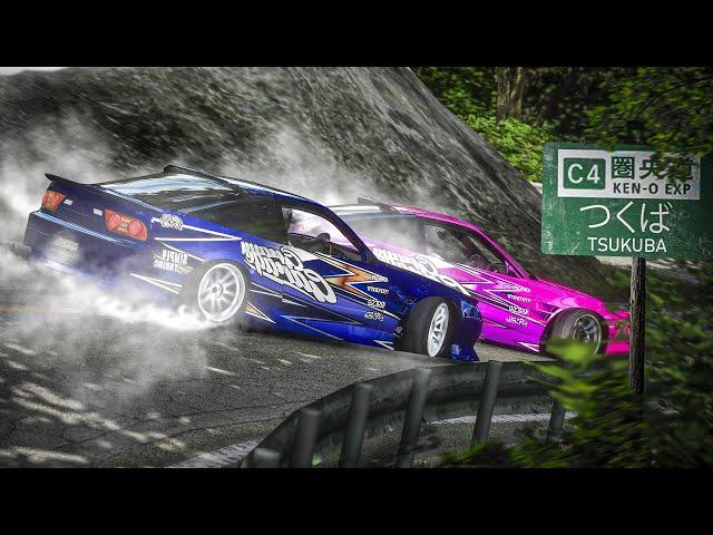 УЛЕТЕЛ В ЯПОНИЮ, ЧТОБЫ ДАТЬ ДЖАЗУ В ГОРАХ! СОЧНЫЙ JDM ДРИФТ В ГОРАХ! (ASSETTO CORSA)