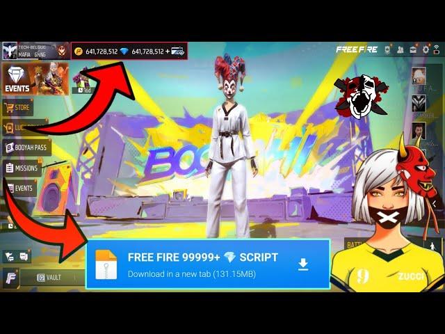 FREE FIRE DIAMOND HACK || FREE FIRE NEW MOD MENU || FF MOD APK 2024