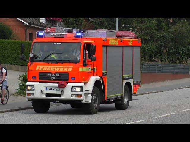 [Anrückende FFler + Ausrücken] Einsatzfahrten Freiwillige Feuerwehr Bad Oldesloe