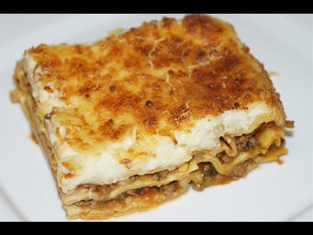 LASAGNE BOLOGNAISE FACILE (CUISINERAPIDE)