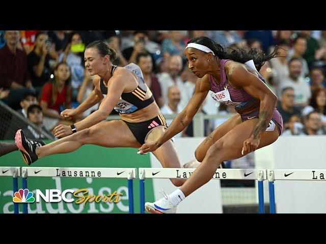 Jasmine Camacho-Quinn POWERS to 100m hurdles win at Lausanne Diamond League | NBC Sports