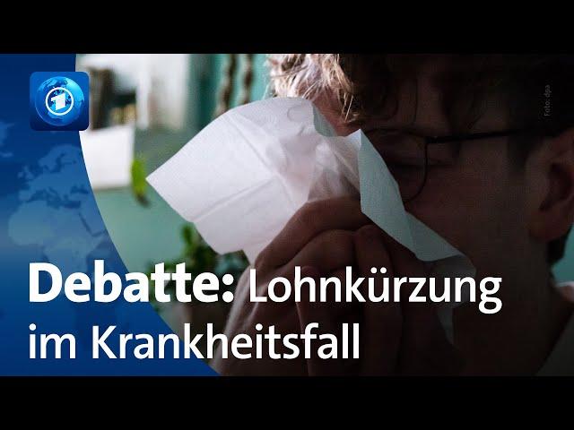 Vorschlag des Allianz-Chefs: Kein Lohn mehr am ersten Krankheitstag?