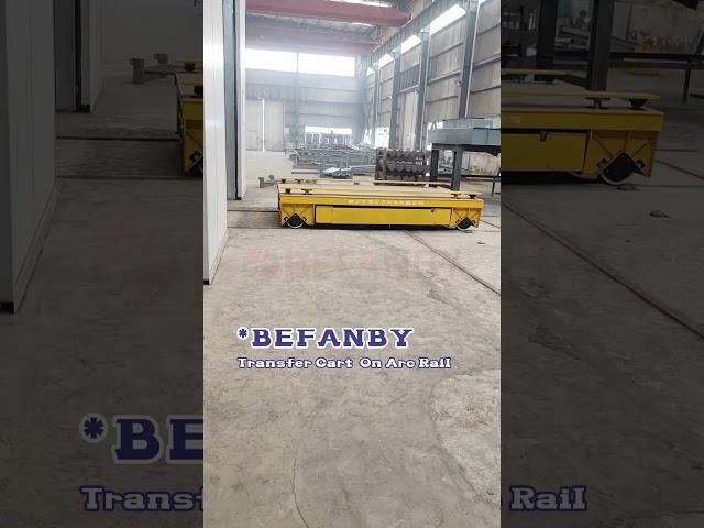 Electric Motorized Transfer Cart On Cross Rail #befanby #cart #trolley