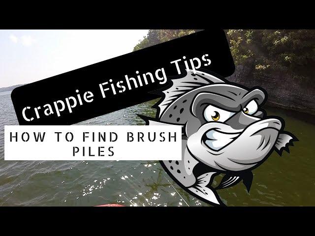 Crappie fishing tips - How to find brush piles on lakes