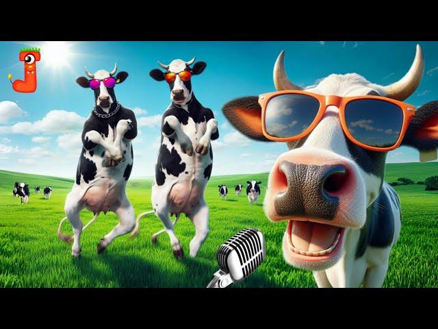 FUNNY COW DANCE 15 | Cow Song & Cow Videos 2024 | Cow music | funny dancing cow | gaiya meri gaiya