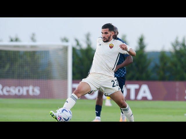 Houssem Aouar's Debut Game For Roma