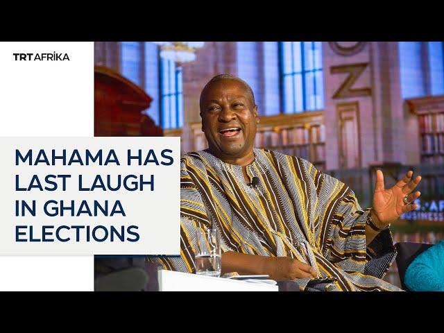 Ghana Opposition Candidate Mahama Wins Election