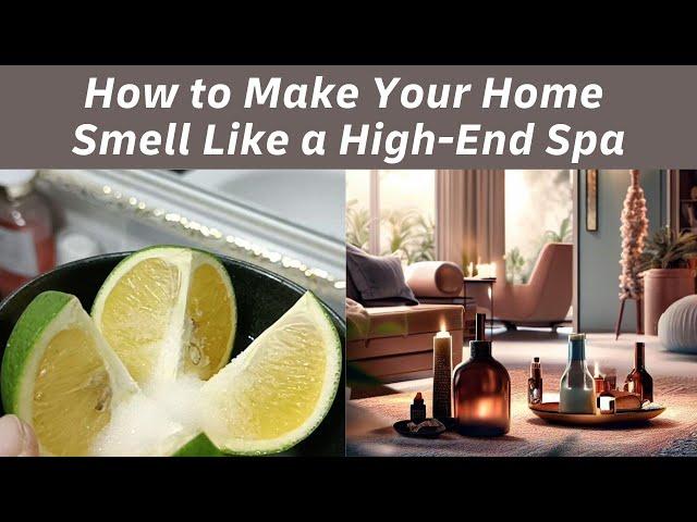 How to Make Your Home Smell Like a High-End Spa