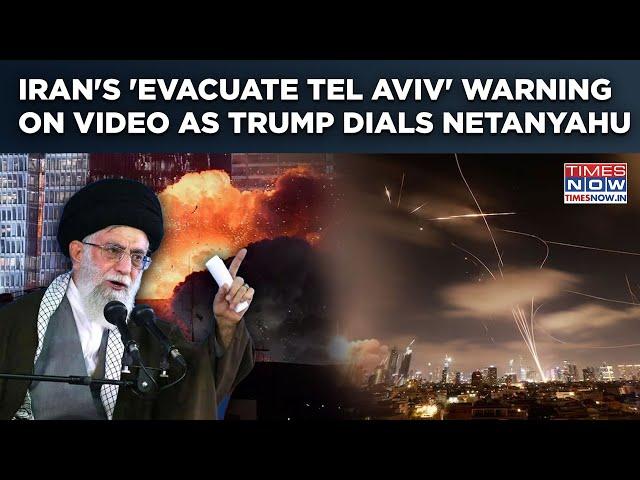 Tel Aviv, Jaffa On High Alert As Iran Sounds Evacuation Warning Amid IDF Blitz| Trump-Netanyahu Call
