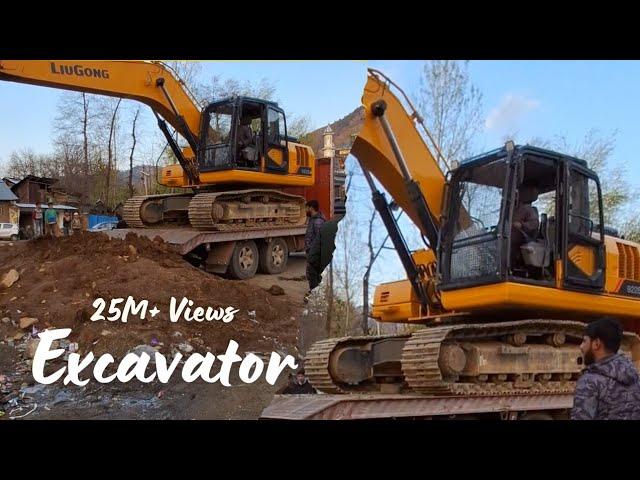 Excavator self unload /Aamir Mushtaq / . #my_first_vlog #my_first_vlog_on_youtube #travel