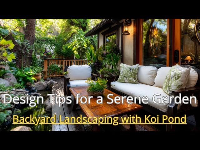 Top 20 Backyard Koi Pond Ideas for a Peaceful Outdoor Retreat