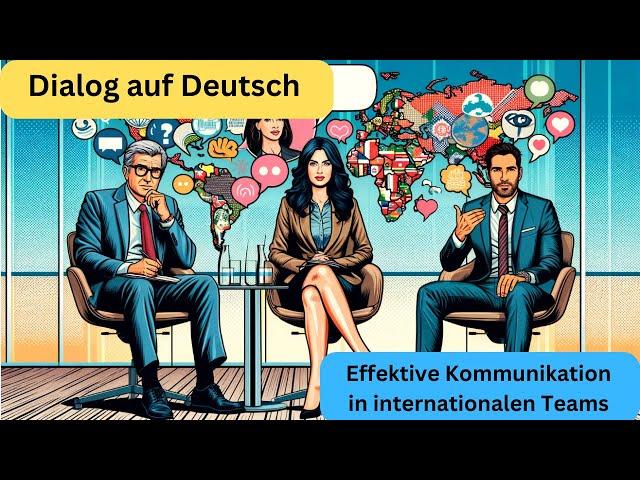 Effektive Kommunikation (Deutsch lernen, Dialog auf Deutsch B2, German Dialogue B2, learn German)