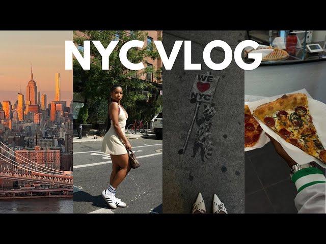 VLOG: NEW YORK FOR THE VIBES, EXPLORING THE CITY, WORK WITH ME, COOKING + MORE